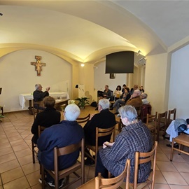 5 maggio 2024: alcuni momenti dell'incontro con Fra Beppe Giunti